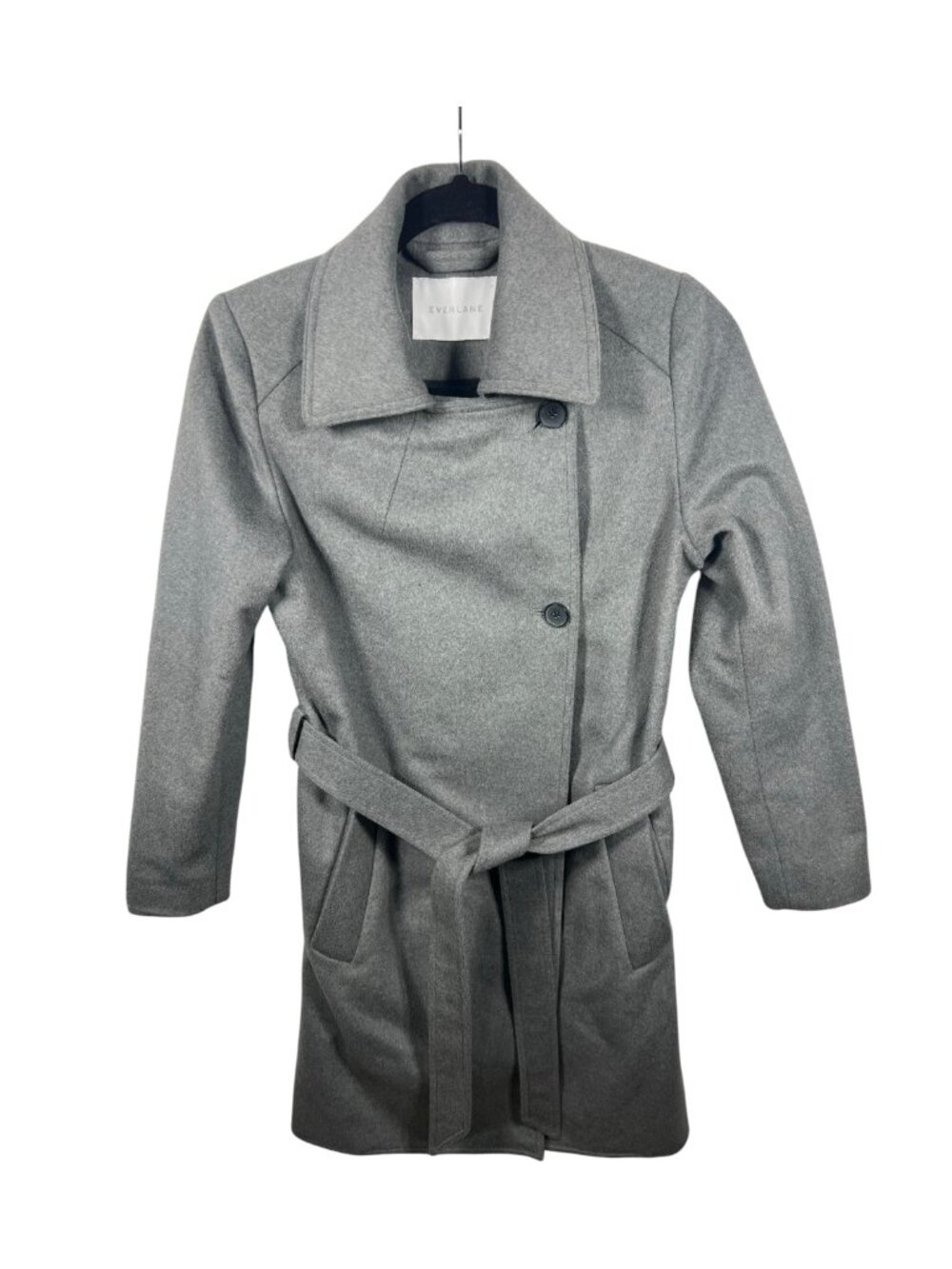 Everlane Coat Womens Ovecoat Wool Cashmere XSmall Winter Luxe Minimalist Classic
